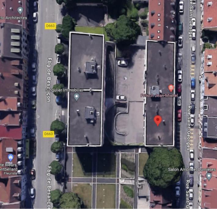 Апартаменти Oloo Habitat - Le19 - Parking Prive Монбельяр Екстер'єр фото